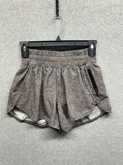 Lululemon Tracker Short V 4" Size 4 Heather Lux Multi Black