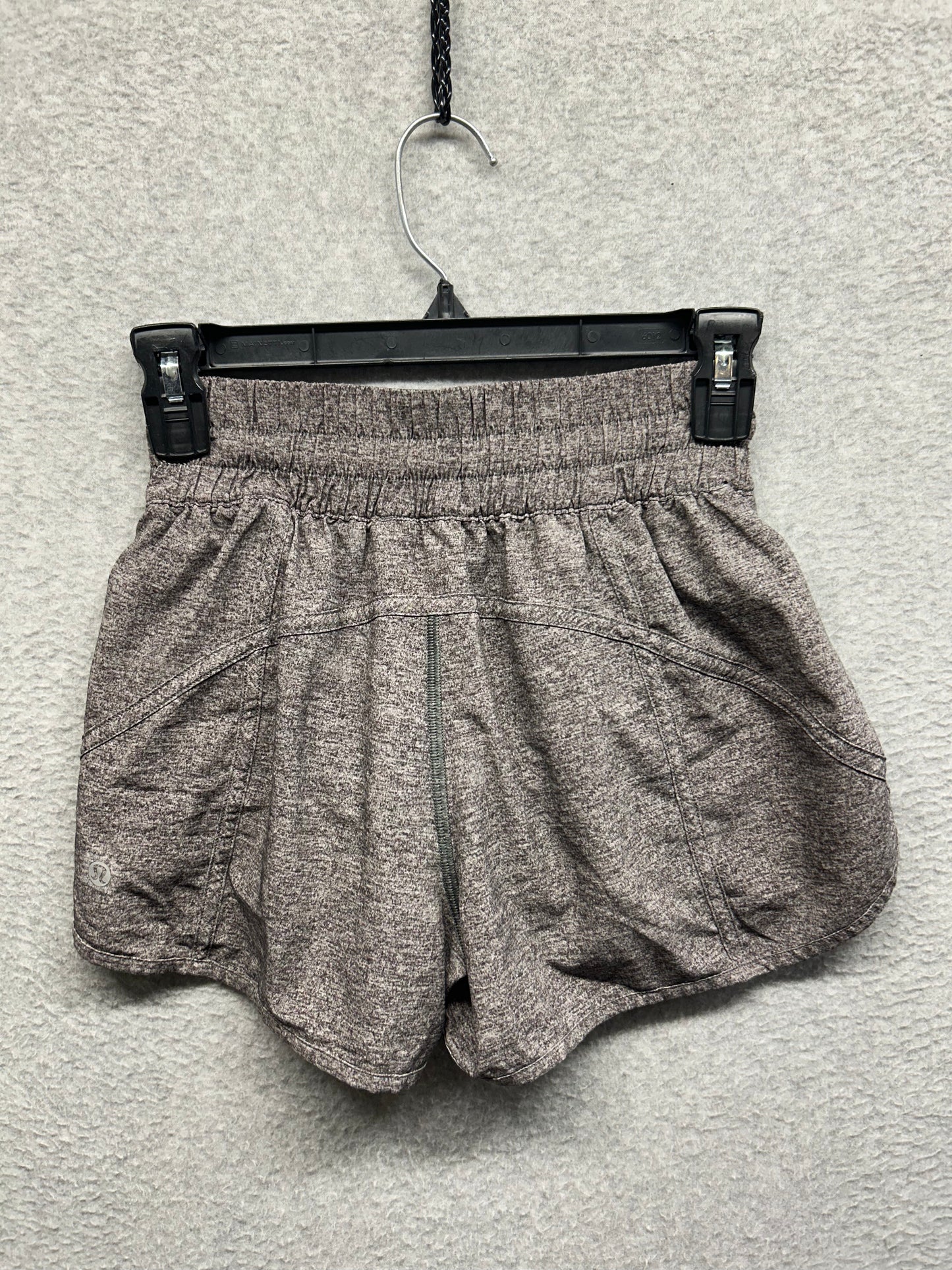 Lululemon Tracker Short V 4" Size 4 Heather Lux Multi Black