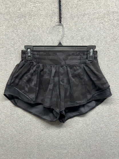 Lululemon Hotty Hot Short II 2.5" Size 8 Incognito Camo Multi Black