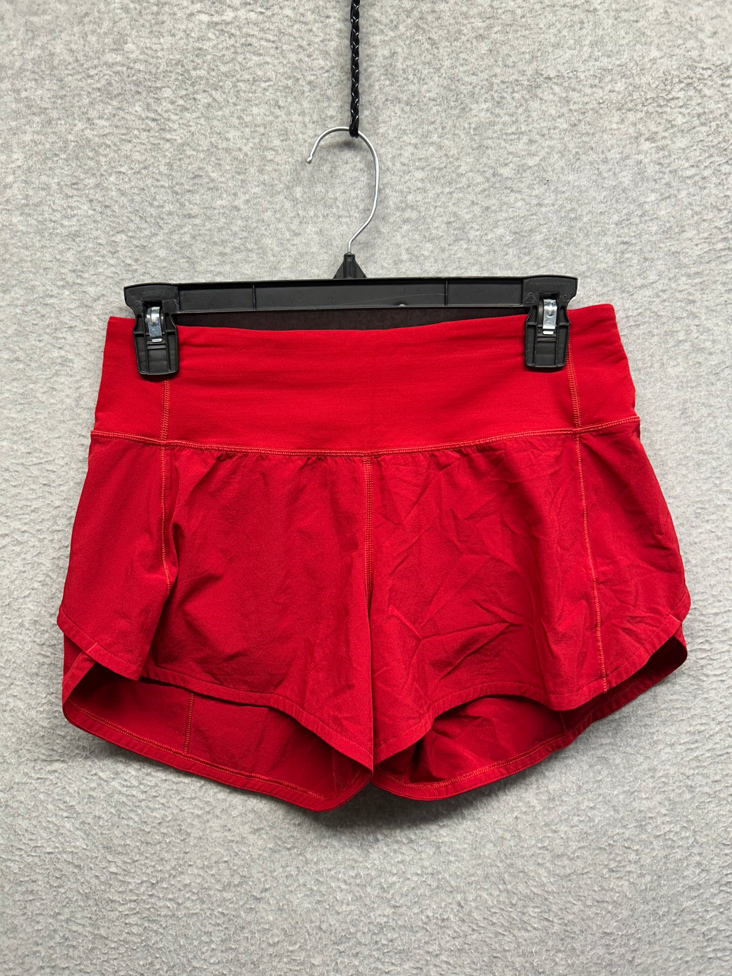 Lululemon Speed Up Short Long 4" Size 4 Dark Red