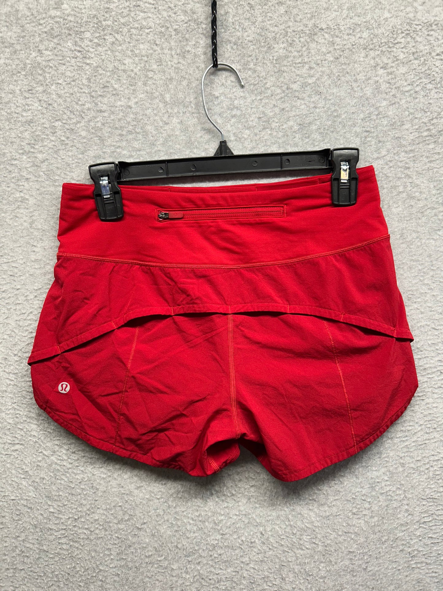 Lululemon Speed Up Short Long 4" Size 4 Dark Red