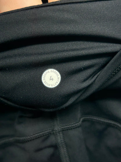 Lululemon Fast And Free Short 10" Size 4 Black