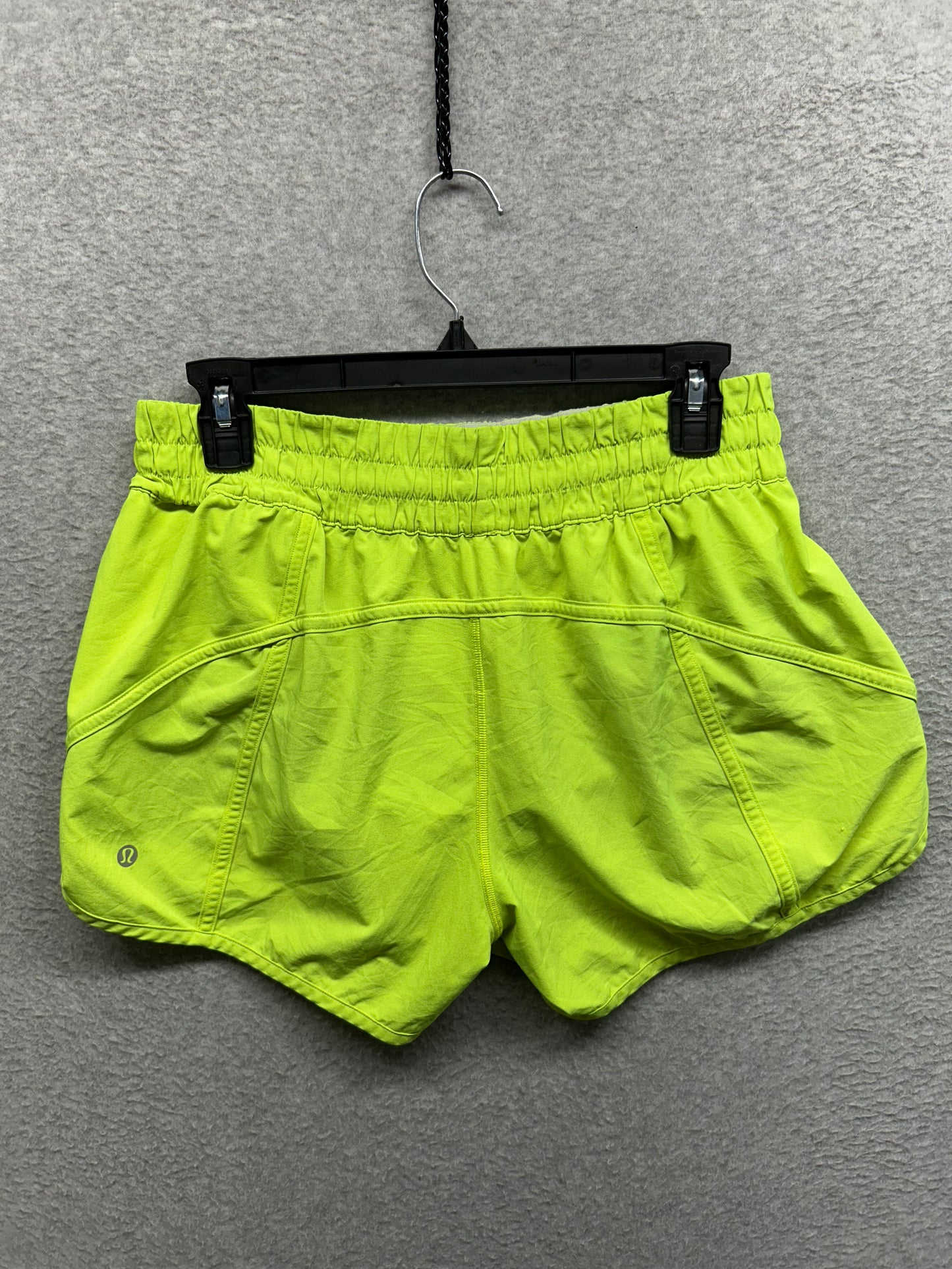 Lululemon Tracker Short V 4" Size 10 Highlight Yellow