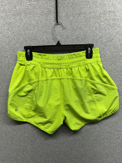 Lululemon Tracker Short V 4" Size 10 Highlight Yellow