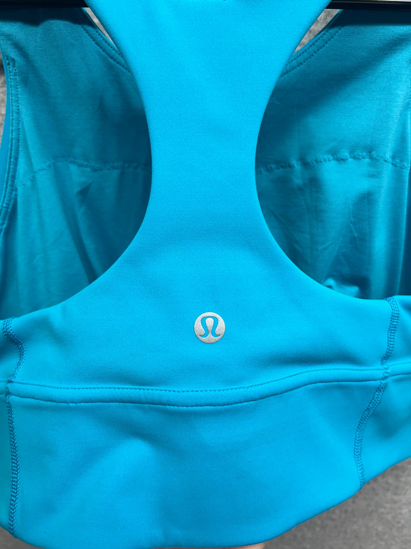 Lululemon Wunder Train Longline Bra Size 10 Poolside