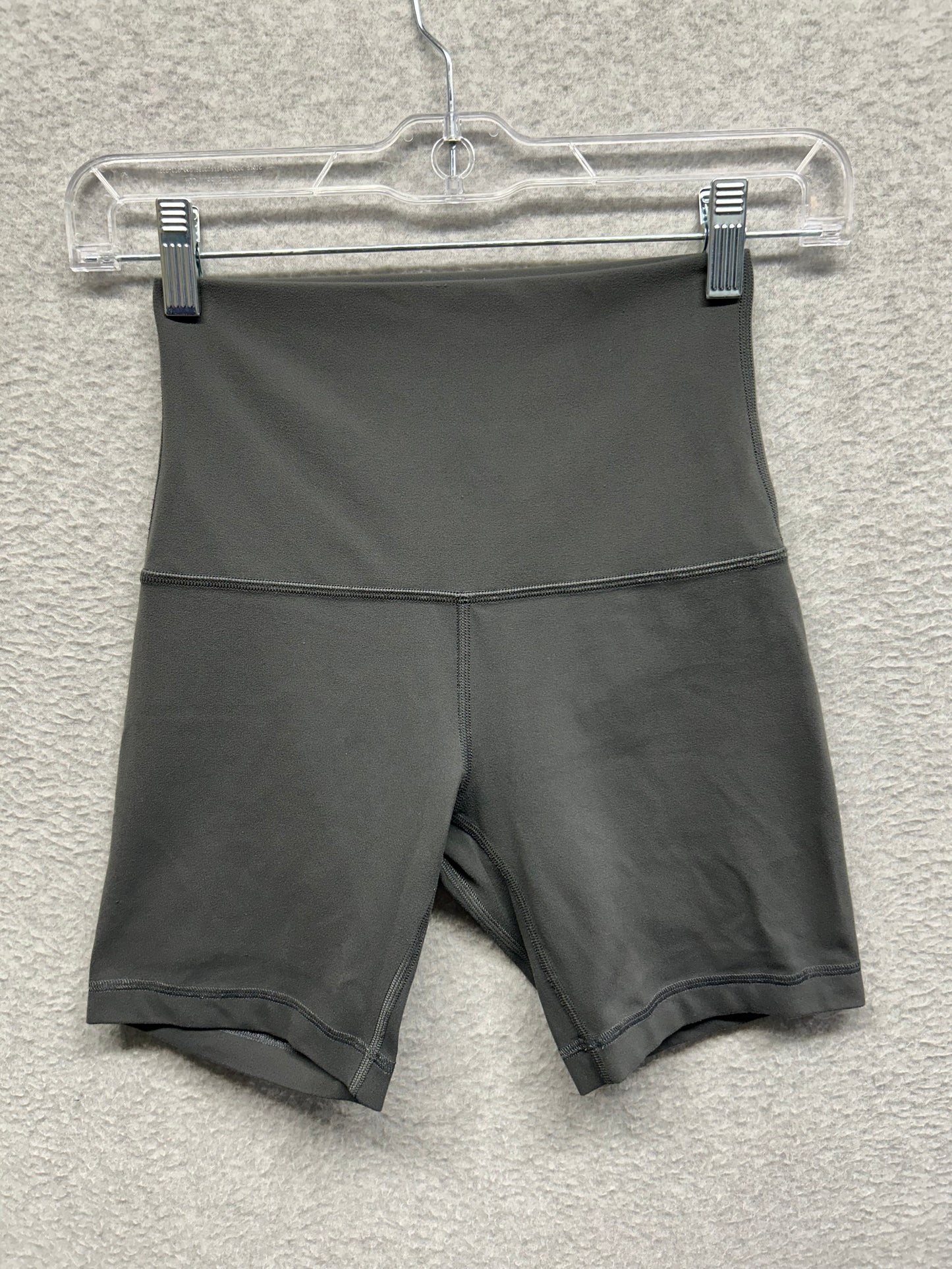 Lululemon Align Super High Rise Short 10" Size 4 Graphite Grey