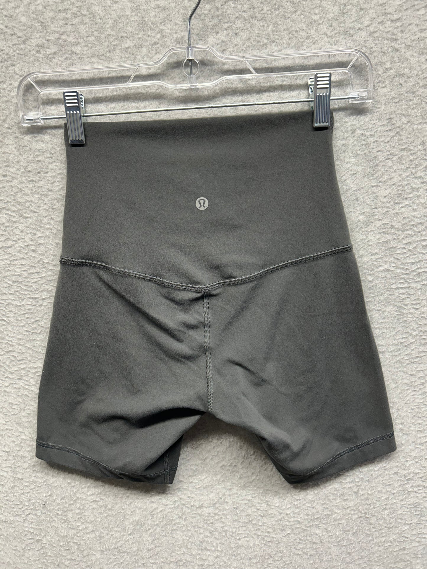 Lululemon Align Super High Rise Short 10" Size 4 Graphite Grey