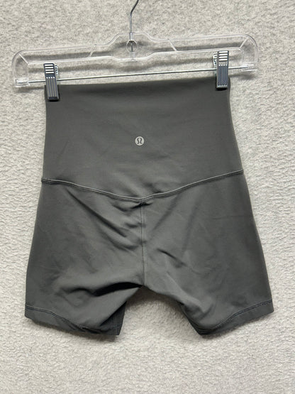 Lululemon Align Super High Rise Short 10" Size 4 Graphite Grey