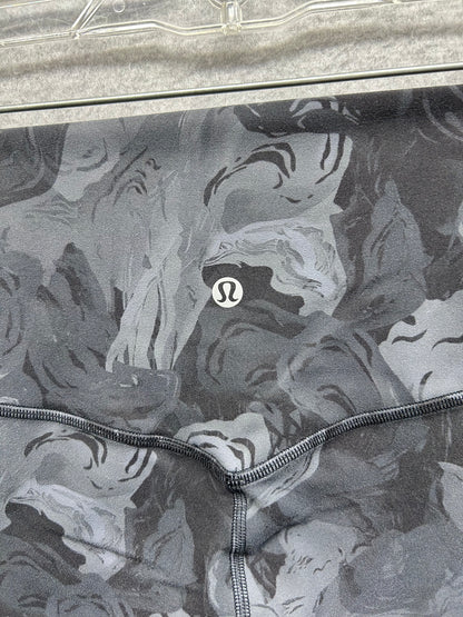 Lululemon Align High-Rise Short 6" Size 2 Stencil Dreams Black Multi