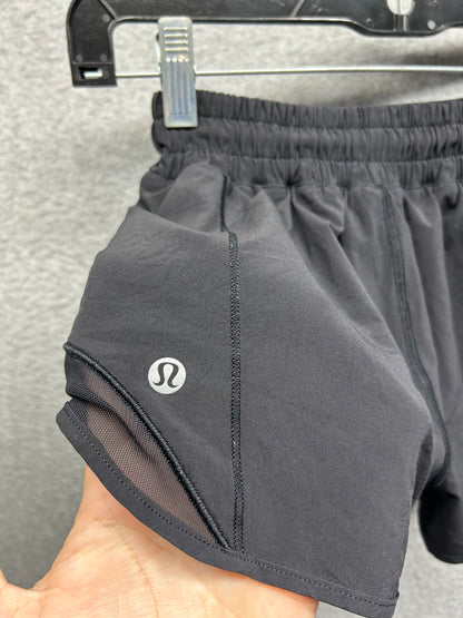 Lululemon Hotty Hot Short II 2.5" Size 2 Black