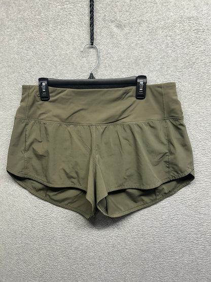 Lululemon Speed Up Short 2.5" Size 12 Sage