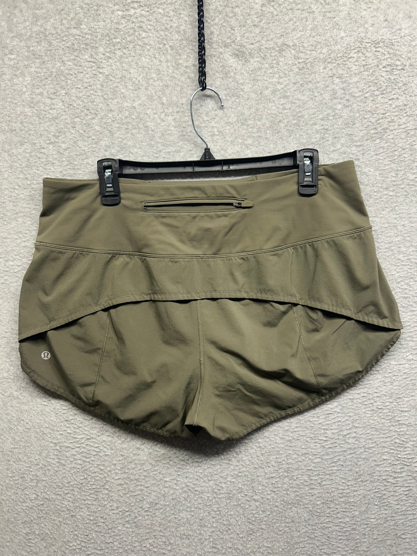 Lululemon Speed Up Short 2.5" Size 12 Sage