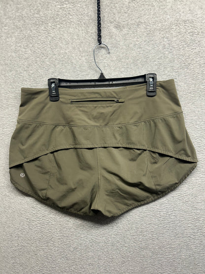 Lululemon Speed Up Short 2.5" Size 12 Sage