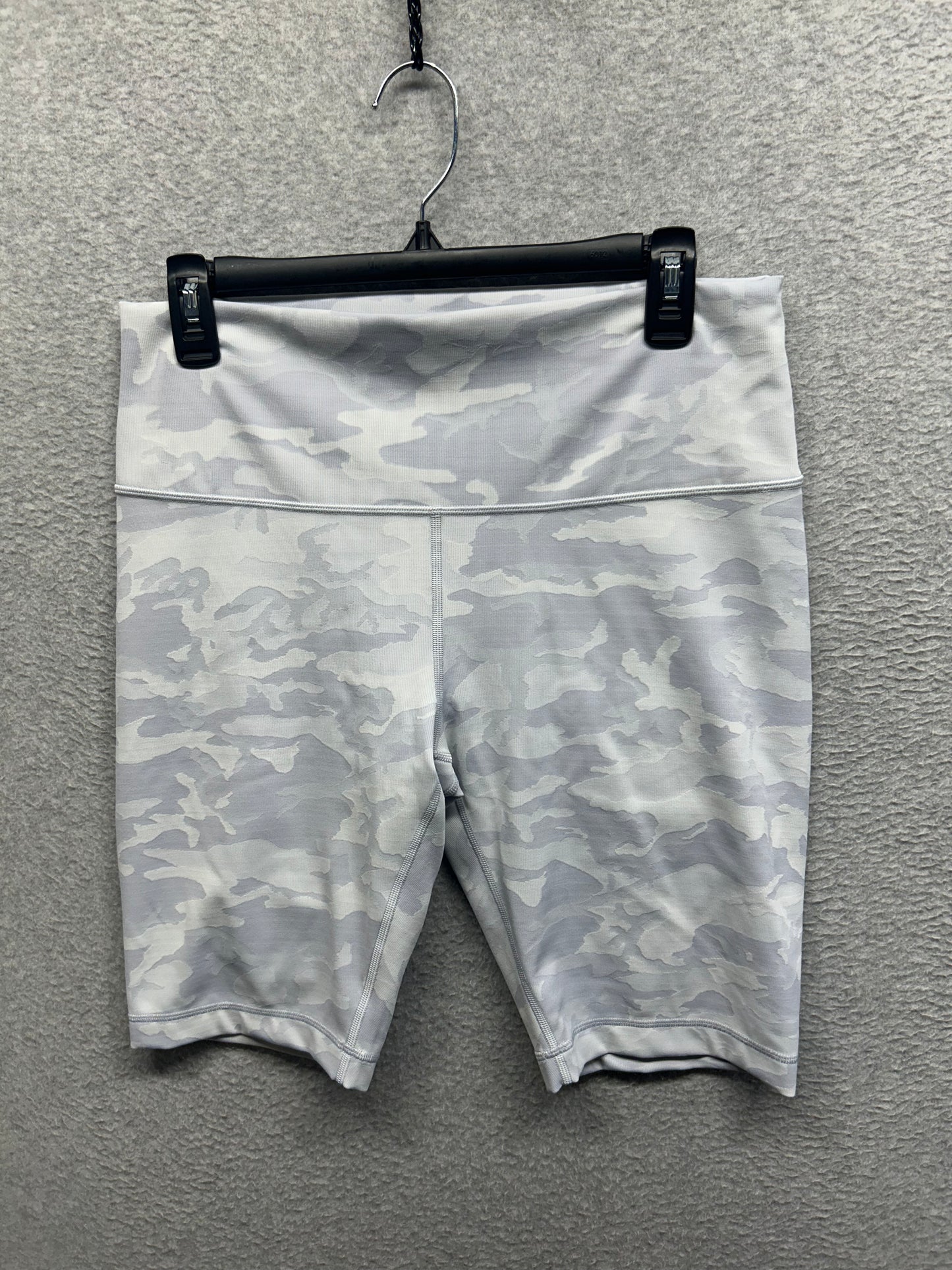 Lululemon Wunder Under Short 10" Ribbed Size 12 Incognito Camo Jacquard Alpine White Starlight