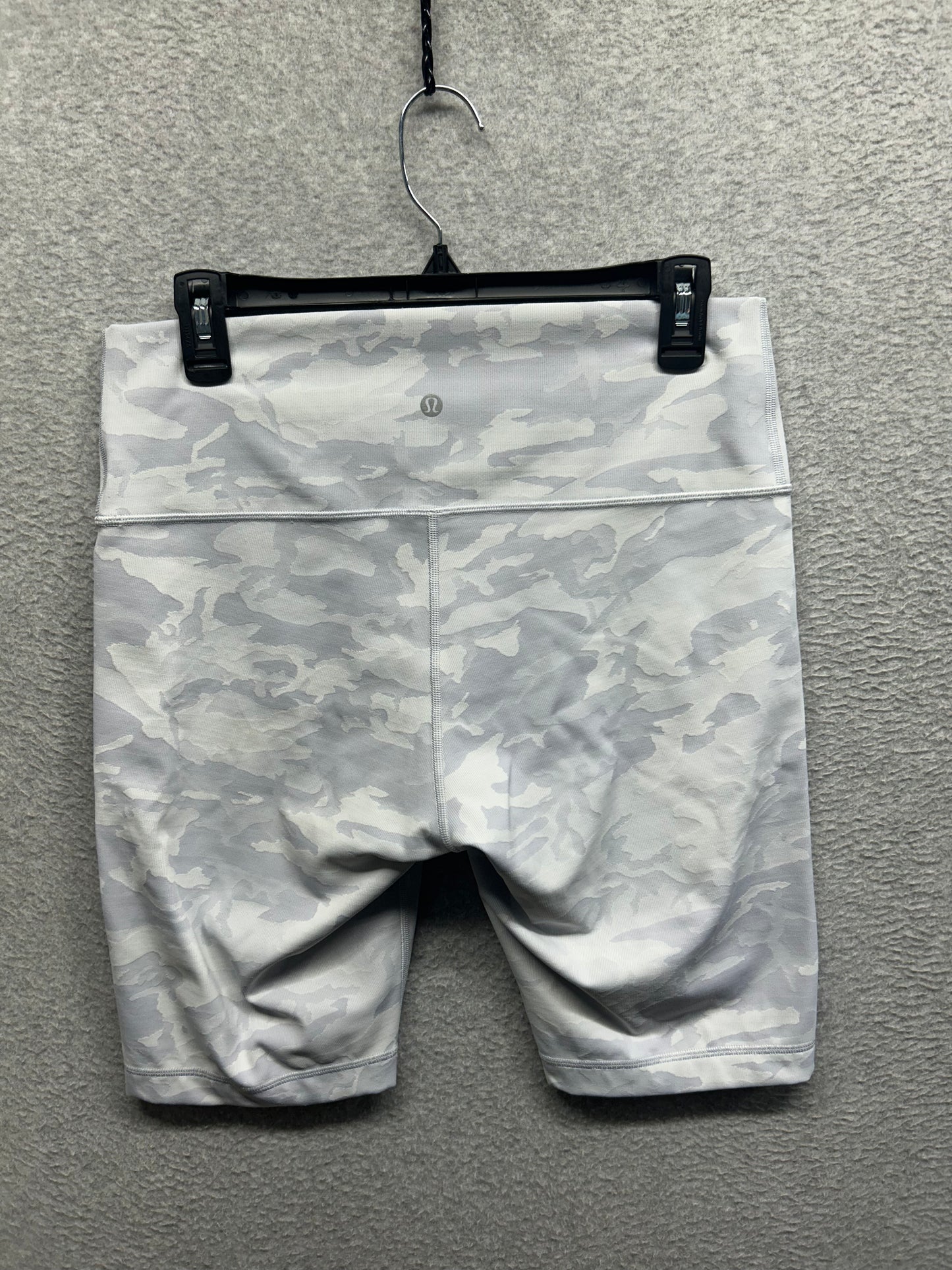 Lululemon Wunder Under Short 10" Ribbed Size 12 Incognito Camo Jacquard Alpine White Starlight