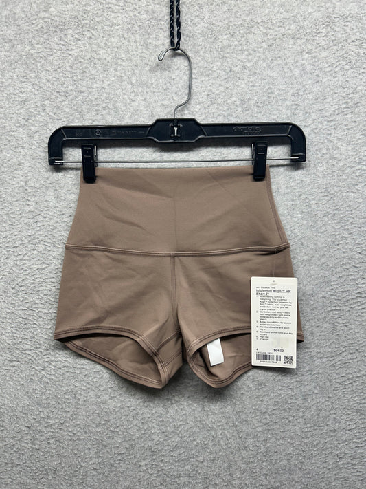 Lululemon Align High-Rise Short 2" Size 4 Taupetastic