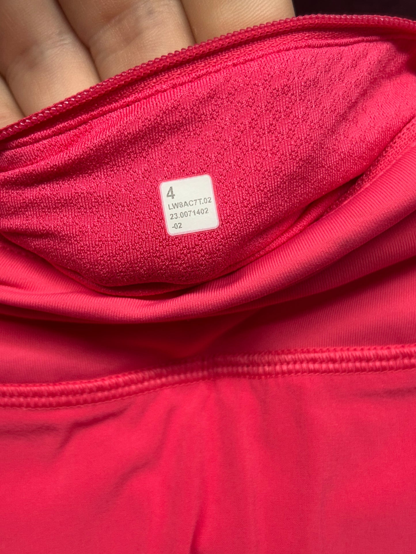 Lululemon Pace Rival Mid-Rise Skirt Long Size 4 Lip Gloss