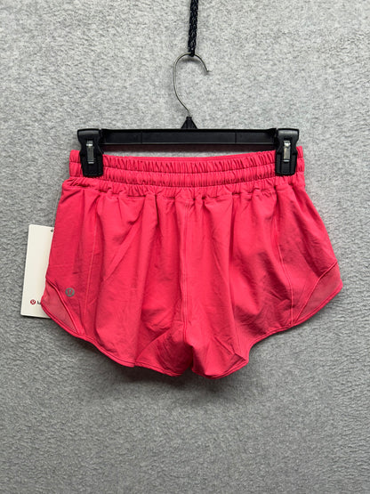 Lululemon Hotty Hot Low-Rise Lined Short 2.5" Size 6 Glaze Pink