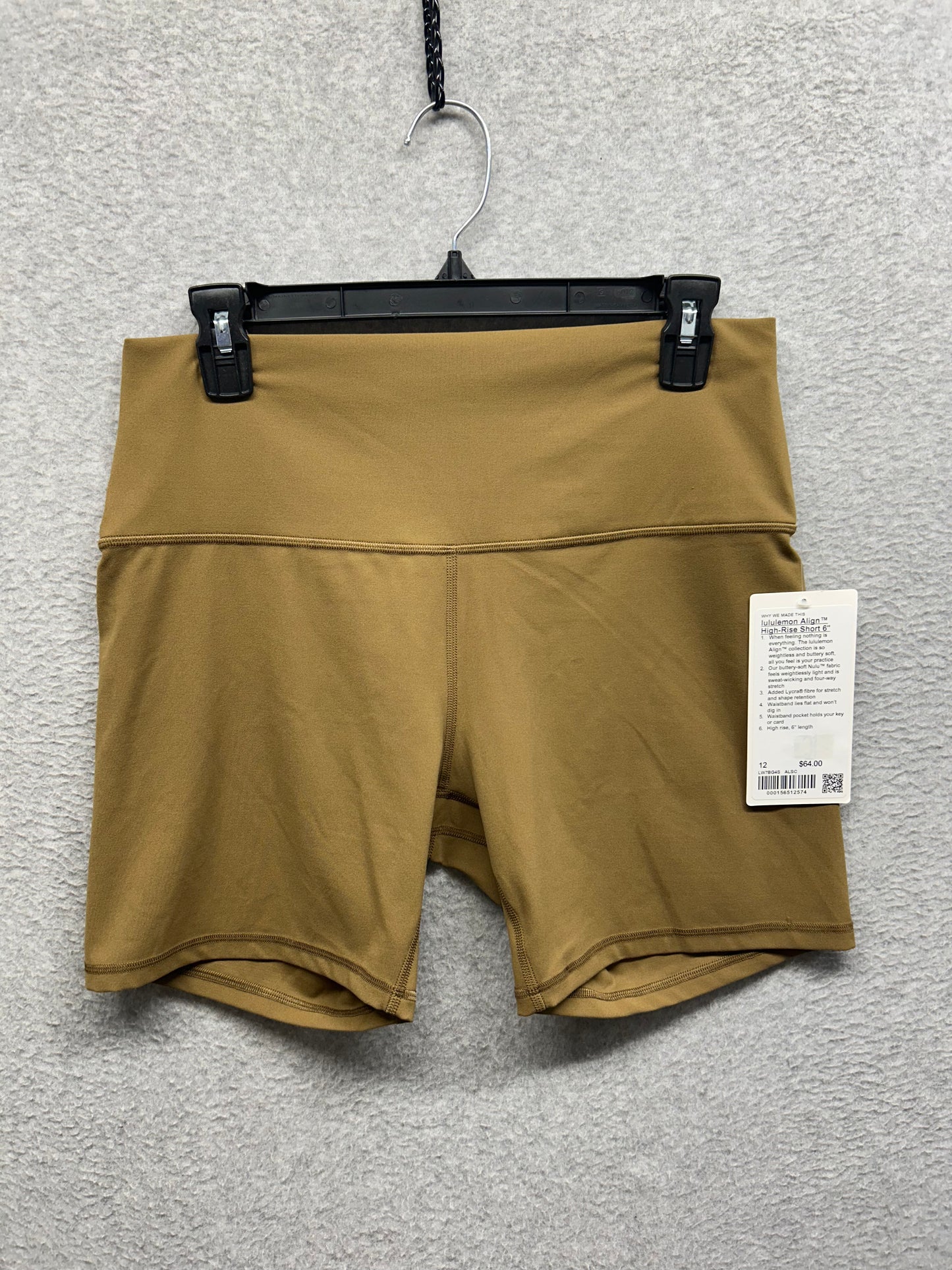 Lululemon Align High-Rise Short 6" Size 12 Allspice