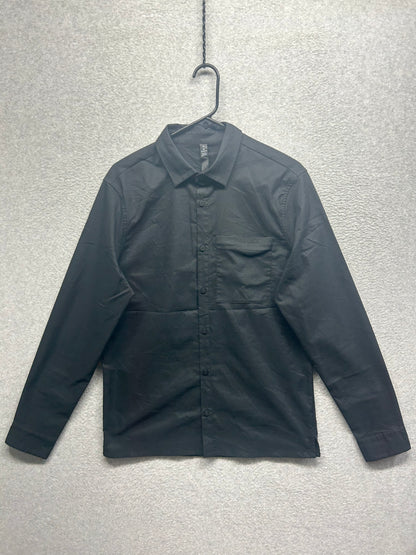 Lululemon Chambray Long Sleeve Button Down Size Medium Black