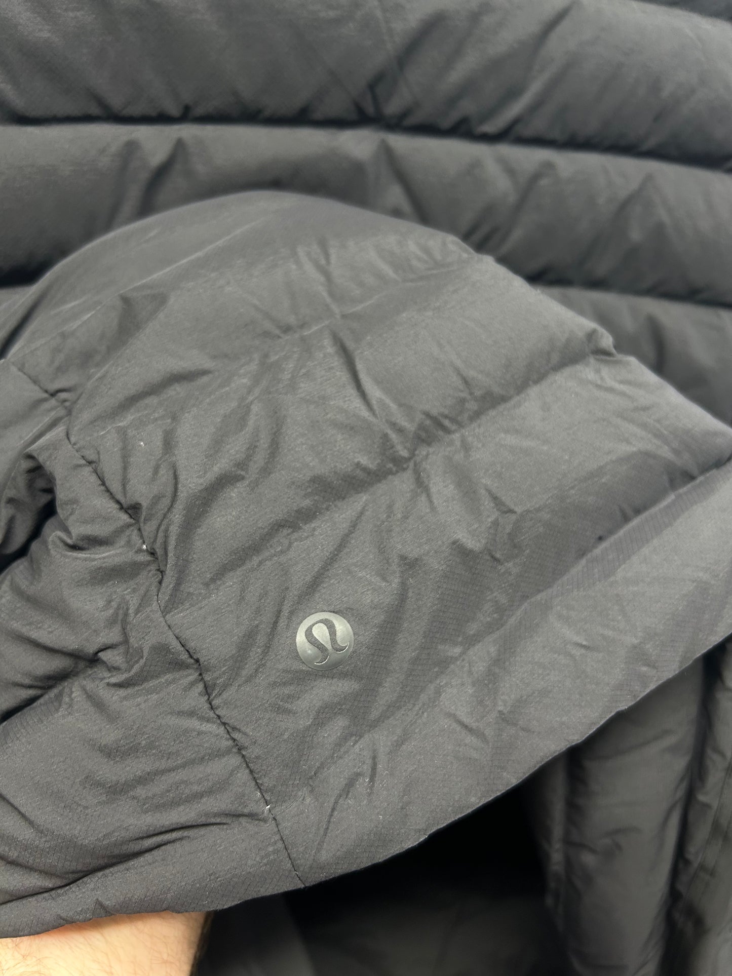 Lululemon Navigation Stretch Down Jacket Mens Size 2XL Black
