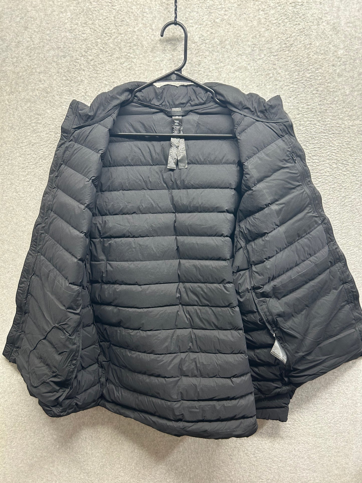 Lululemon Navigation Stretch Down Jacket Mens Size 2XL Black