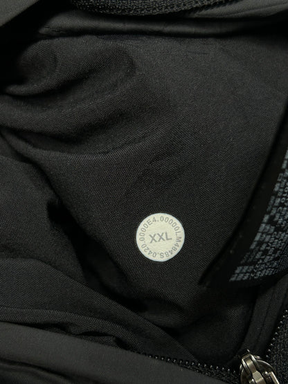 Lululemon About-Face Reversible Bomber Mens Size 2XL Black