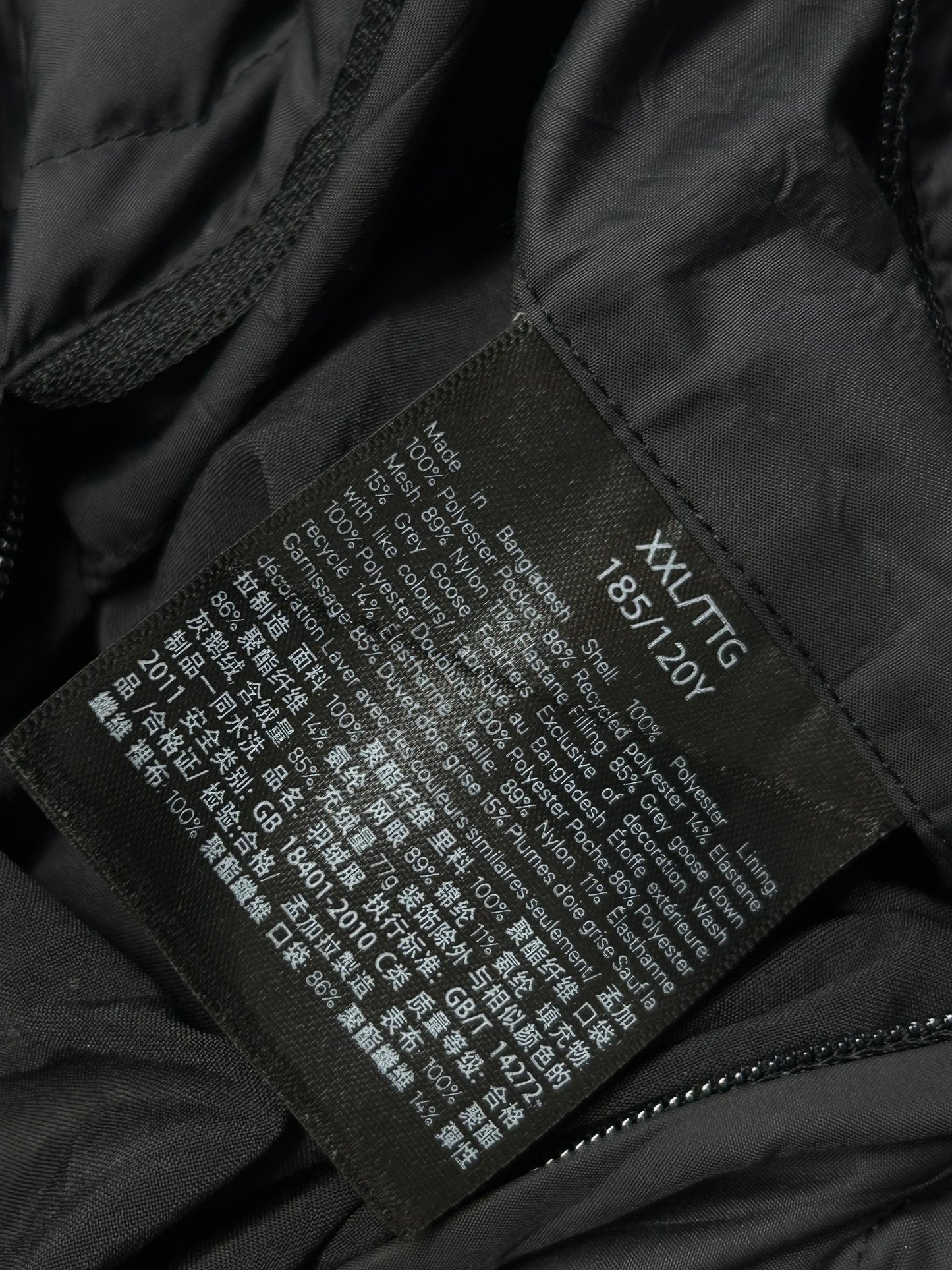 Lululemon About-Face Reversible Bomber Mens Size 2XL Black