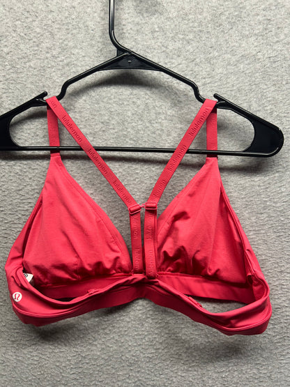 Lululemon Wordmark Bra Size 14 (Square) Pink
