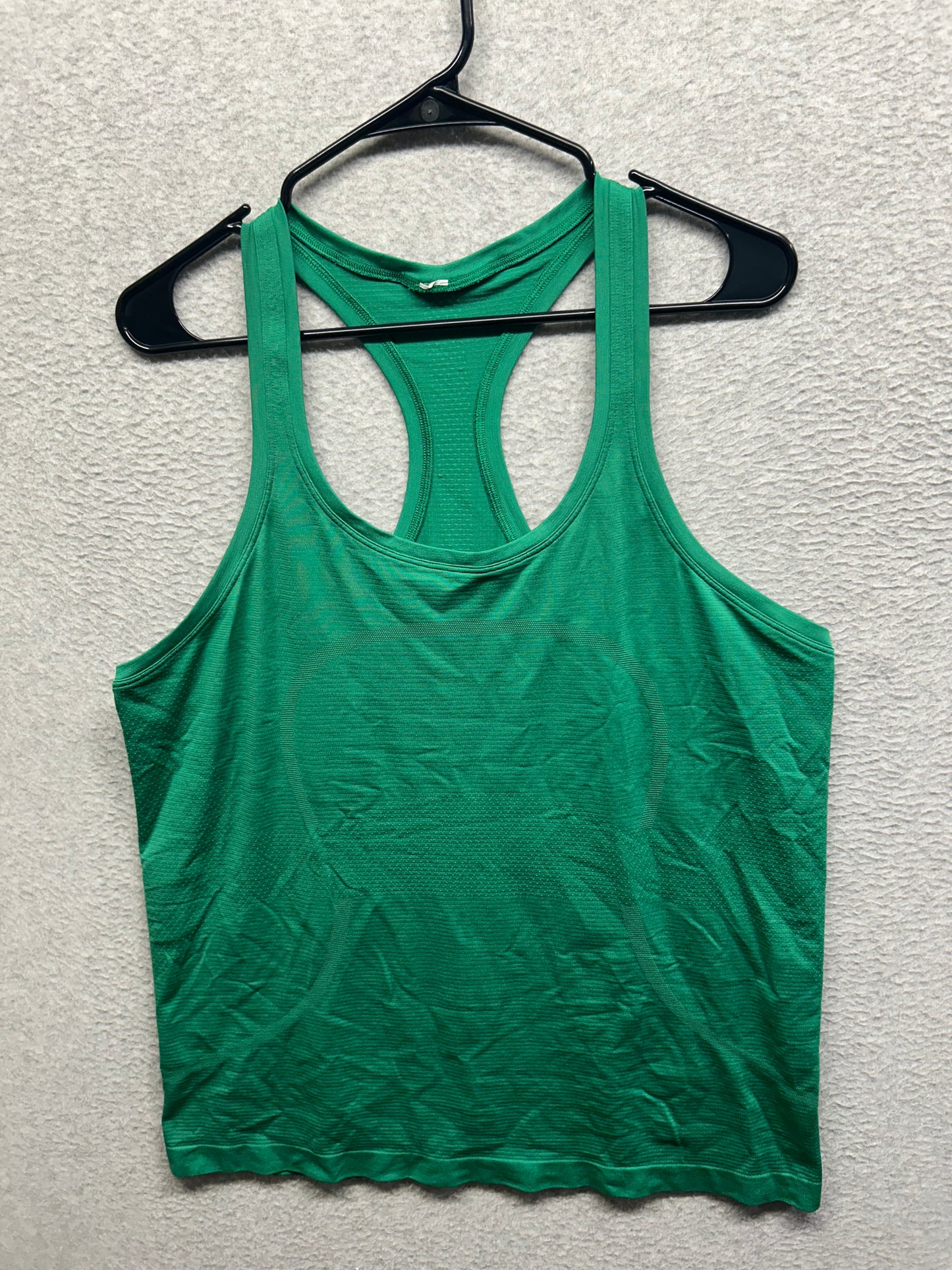 Lululemon Swiftly Tech Racerback Tank Top 2.0 Hip Length Size 14 Raceway Green