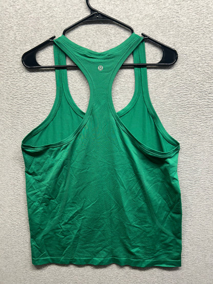 Lululemon Swiftly Tech Racerback Tank Top 2.0 Hip Length Size 14 Raceway Green