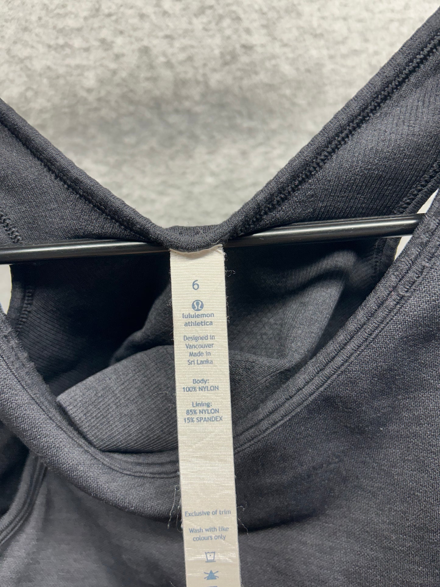 Lululemon For the Chill of It Tank Size 6 Black