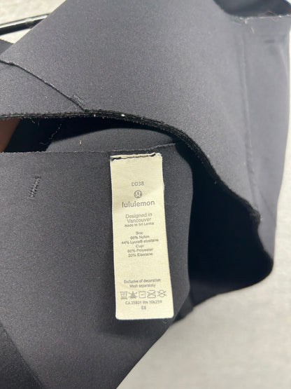 Lululemon Enlite Front-Zip Bra Size 38DD Black