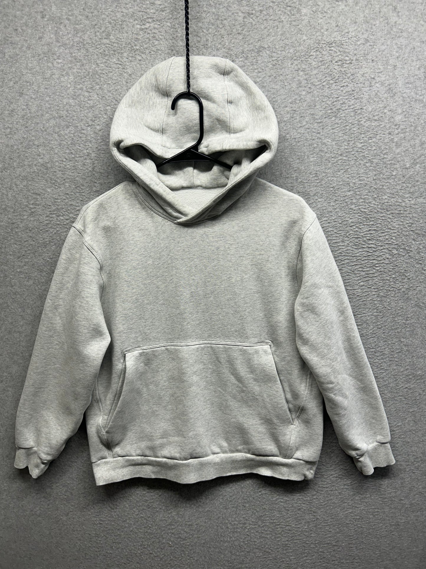Steady State Pullover Hoodie Size XS (Square) Heathered White