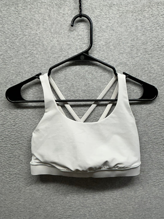 Lululemon Energy Bra Size 6 White