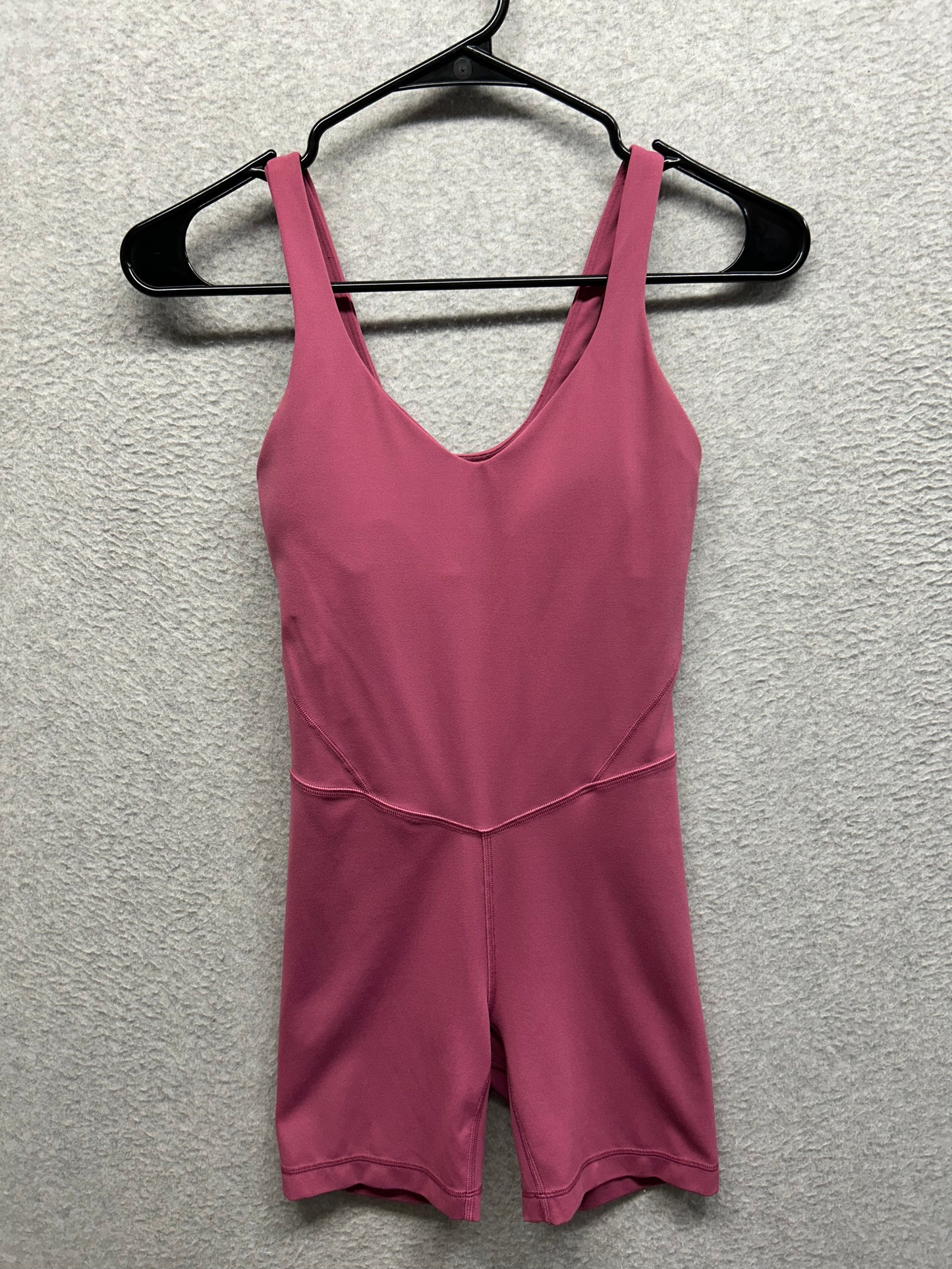 Lululemon Align Bodysuit 6" Size 2 Washed Mauve