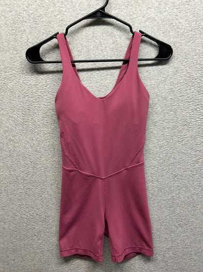 Lululemon Align Bodysuit 6" Size 2 Washed Mauve