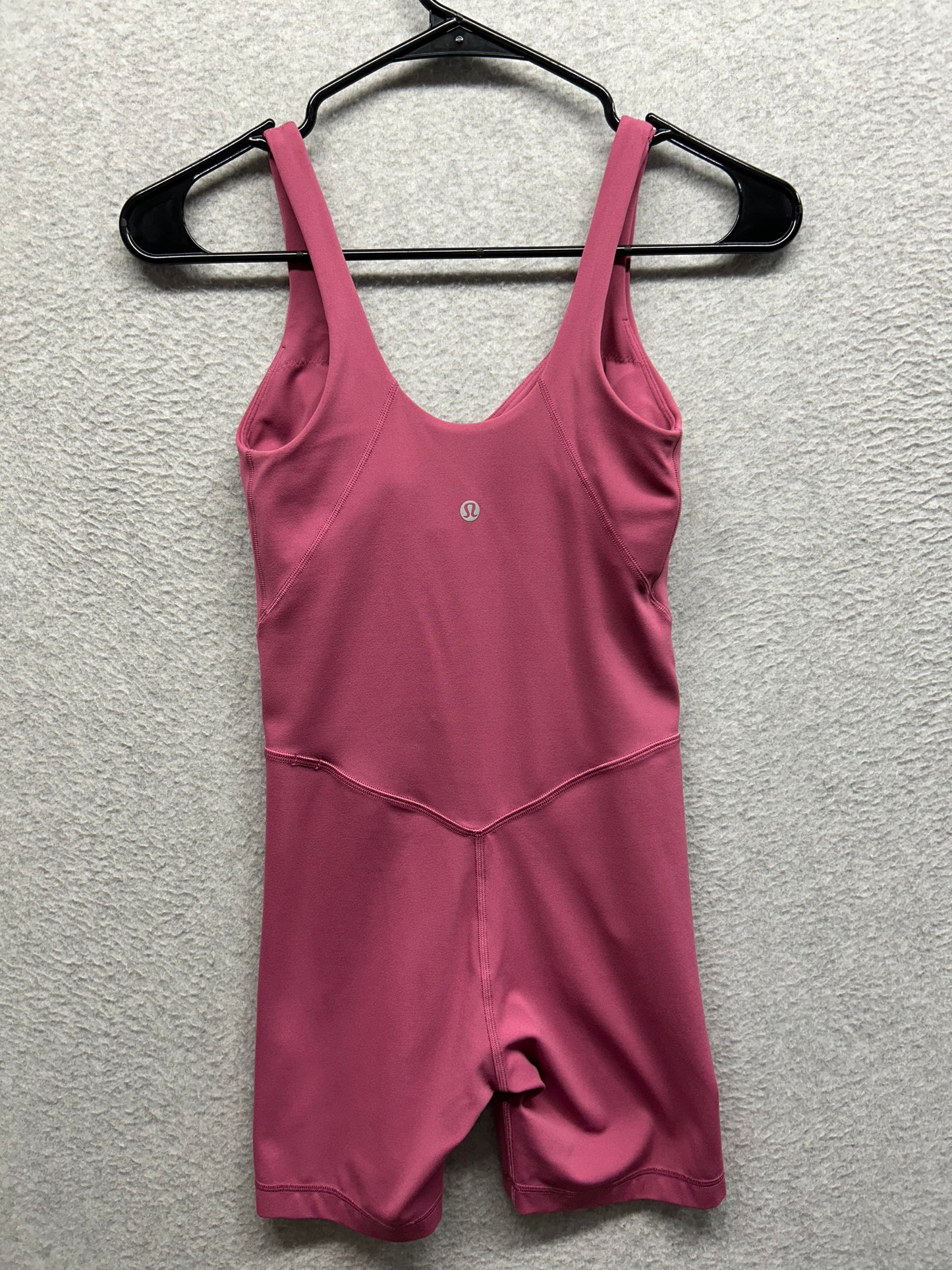 Lululemon Align Bodysuit 6" Size 2 Washed Mauve