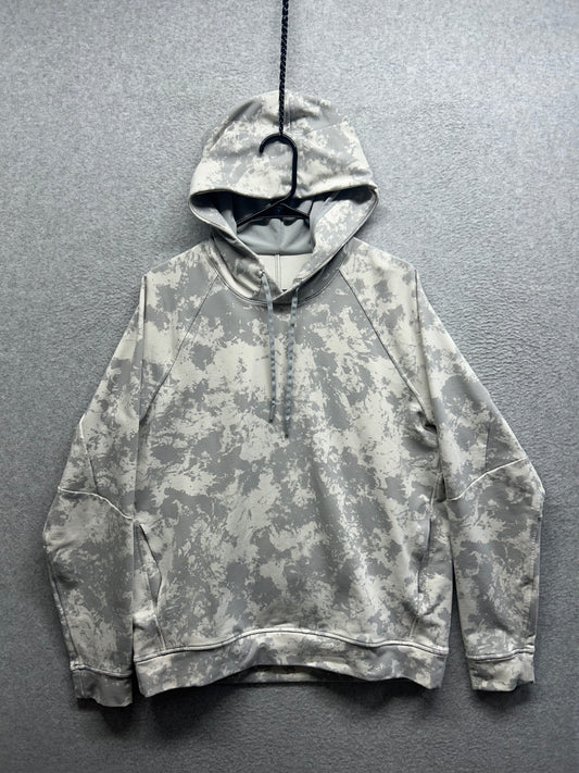 Lululemon City Sweat Pullover Hoodie French Terry Mens Size Large Spectral White Opal Silver Drop