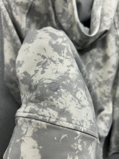 Lululemon City Sweat Pullover Hoodie French Terry Mens Size Large Spectral White Opal Silver Drop