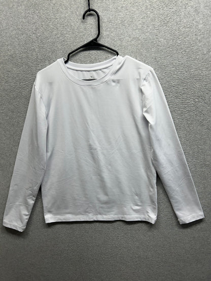 Alo Conquer Reform Crewneck Long Sleeve Mens Size Small White