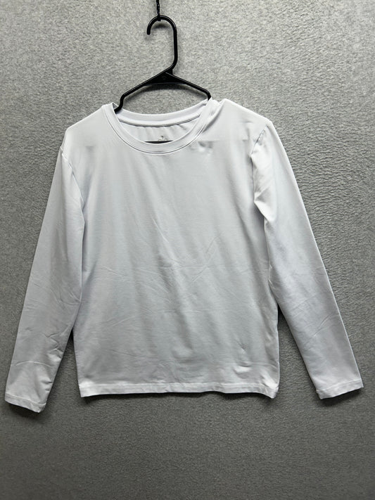 Alo Conquer Reform Crewneck Long Sleeve Mens Size Small White