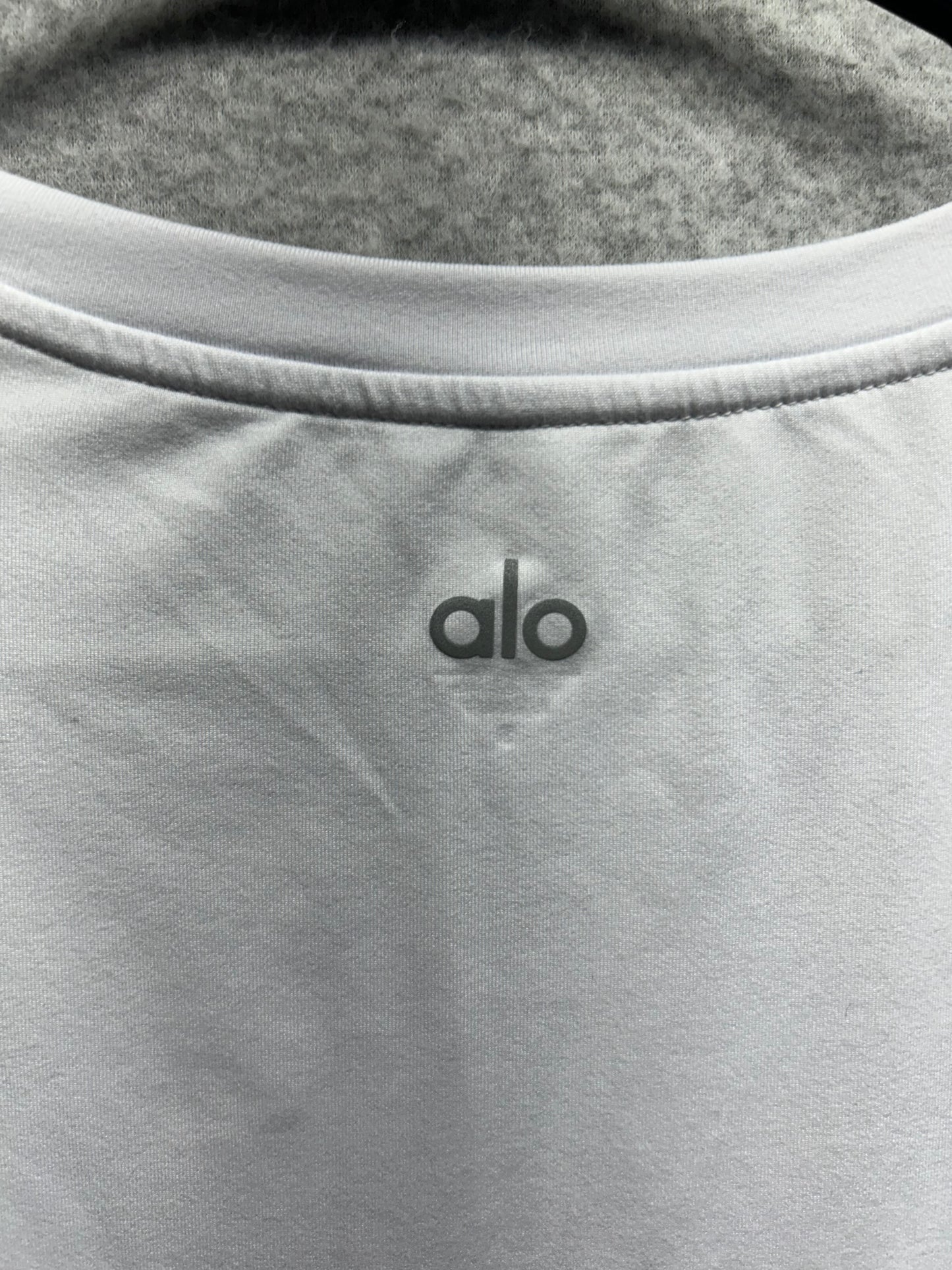 Alo Conquer Reform Crewneck Long Sleeve Mens Size Small White