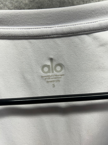 Alo Conquer Reform Crewneck Long Sleeve Mens Size Small White