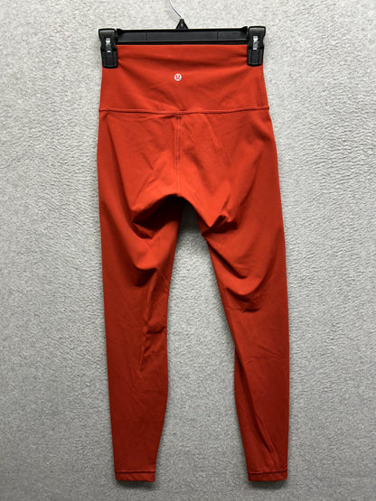 Lululemon Wunder Under Hi-Rise Tight 28" Size 4 Bonfire