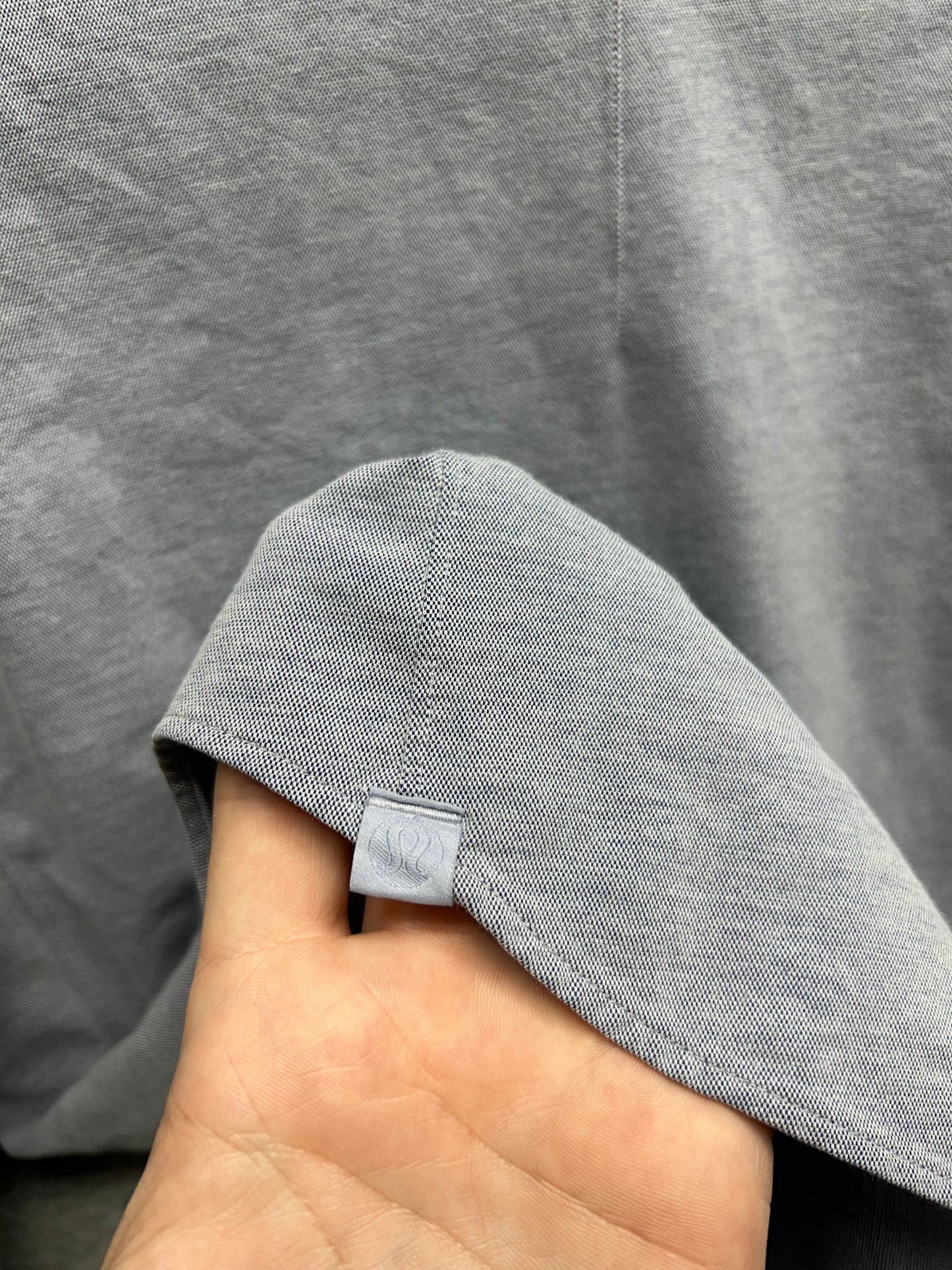 Lululemon Commission Long Sleeve Shirt Size Small Harbor Blue