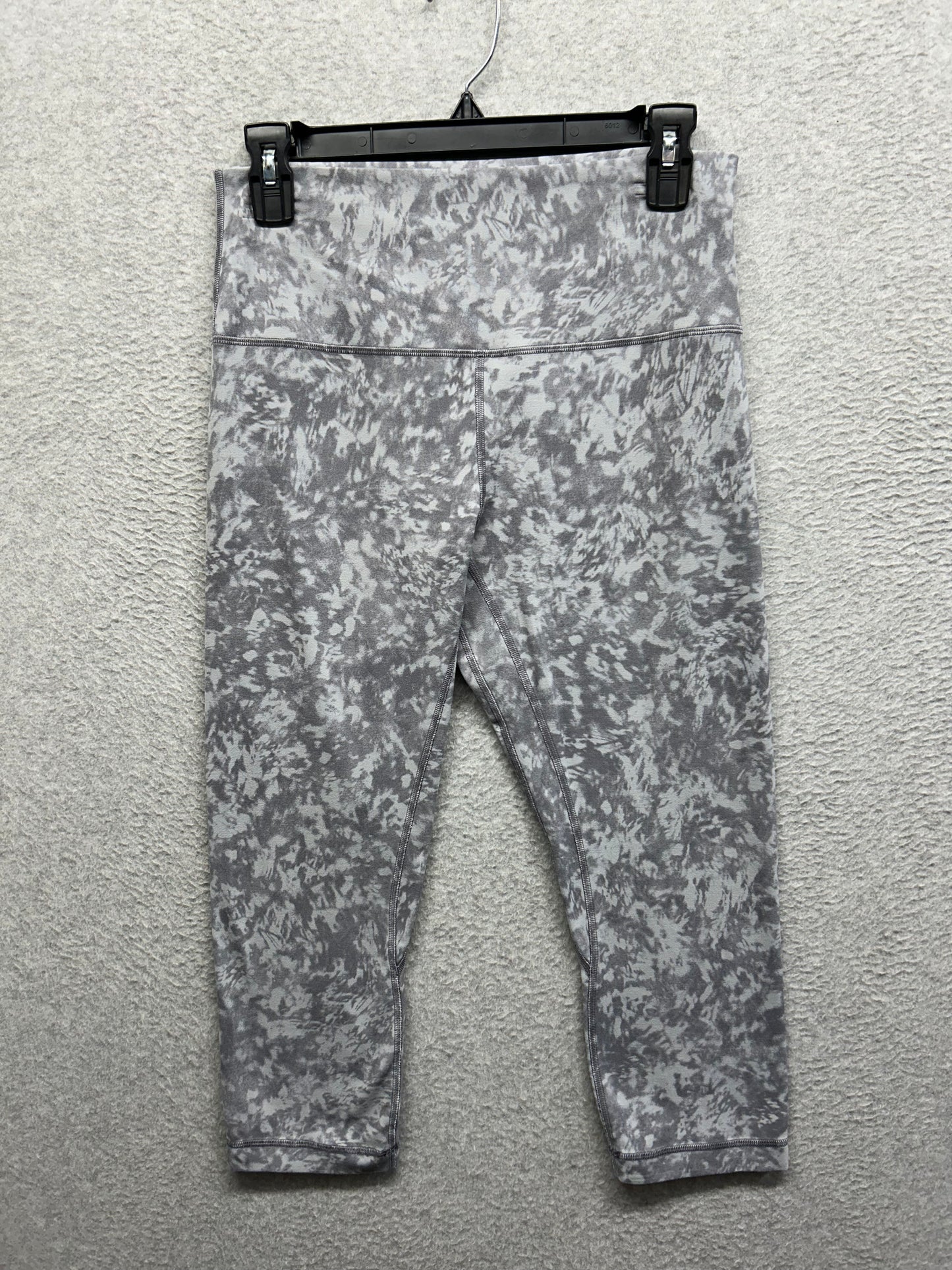 Lululemon Align Crop 21" Size 10 Summer Shade Ice Grey Multi