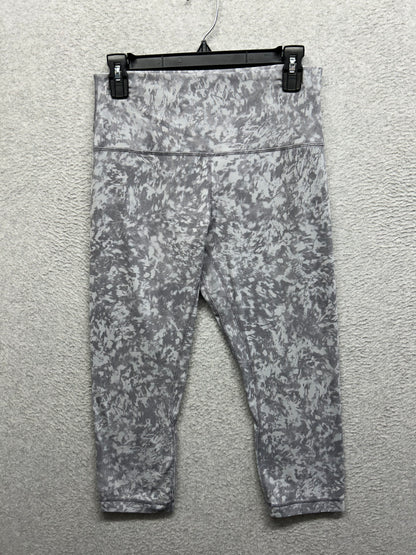 Lululemon Align Crop 21" Size 10 Summer Shade Ice Grey Multi