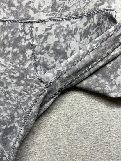 Lululemon Align Crop 21" Size 10 Summer Shade Ice Grey Multi