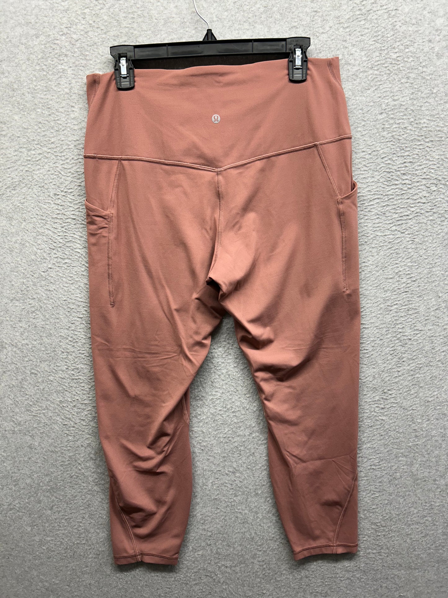 Lululemon Align High Rise Pant with Pockets 25" Size 14 Spiced Chai